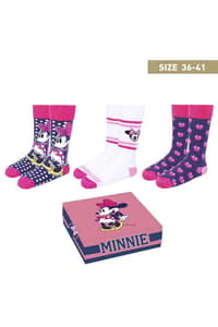 CERDÁ LIFE'S LITTLE MOMENTS Disney - Minnie Mouse 3er-Pack Socken (Größe 36-41) disney minnie, mouse Andere Kleidung