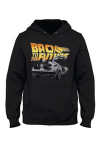 Cotton Division Back To The Future - Black Men's Sweater - L retour, vers, le, futur Hoodies & Sweaters