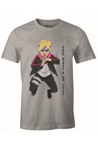Cotton Division Boruto - Logo Grey T-Shirt - XL boruto T-Shirt