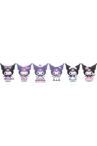 YuMe YuMe - Hello Kitty und Freunde - Mini-Puppen Kuromi Party-Serie 5 cm Hello, Kitty Figuren und Repliken
