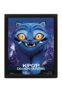 Pyramid International KPop Demon Hunters - Derby Tiger Ingelijste 3D-lenticulaire poster kpop, demon, hunters Posters, Stickers en Printing