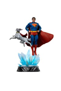 Iron Studios Iron Studios - Art Scale 1/10 - DC Comics - Superman (2025) - Superman e Krypto Statue 31cm dc, comics superman Figurer och repliker