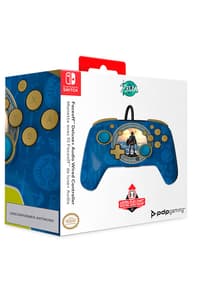 PDP PDP - REMATCH Mando con cable para juegos Hyrule Blue para Nintendo Switch y Switch OLED  Nintendo Switch Accesorios  Nintendo Switch OLED