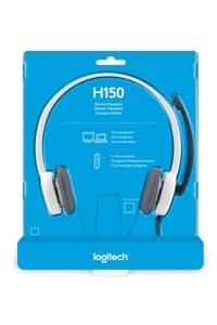 Logitech Logitech H150 Wired Stereo Headset Cloud White  Headsets