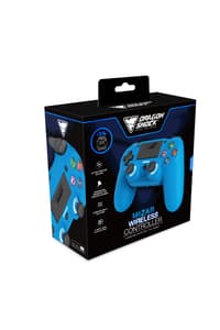 DragonShock DragonShock - MIZAR BT - Drahtloser Controller Blau für PS4, PC, Handy  Gamepad Playstation 4 Zubehör