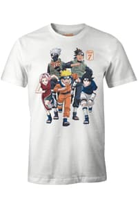 Cotton Division Naruto - Team 7 - White Men's T-Shirt - XL naruto T-shirt