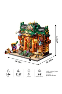 Lumibricks Lumibricks - Steampunk World - Biblioteca steampunk della frattura temporale lumibricks 