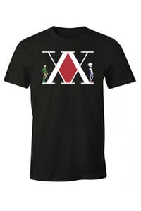 Cotton Division Hunter X Hunter - Gon X Killua Black T-Shirt - S hunter, x, hunter T-Shirt