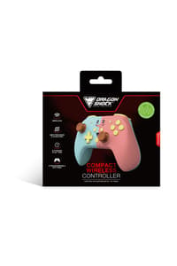 DragonShock DragonShock - PopTop Compact Bluetooth Wireless Controller Blue & Pink for Switch & Switch OLED  Gamepad Nintendo Switch Accessories  Nintendo Switch OLED