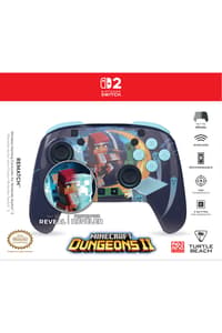 Turtle Beach Turtle Beach - Manette de jeu RVB sans fil Rematch Minecraft Dungeons II pour Nintendo Switch 2  Nintendo Switch Tillbehör  Nintendo Switch Lite Nintendo Switch OLED Nintendo Switch 2