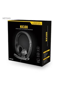 Nitho Nitho - NX100 trådbundet stereo-headset för spel i svart för PC, PS4/PS5, Xbox, Nintendo Switch  Hörlurar Playstation 4 Tillbehör  Xbox One Nintendo Switch Playstation 5 Xbox Series X Xbox Series S Nintendo Switch OLED