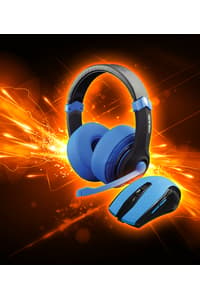 Dragonwar Dragonwar 2 i 1 Combo (spelheadset + mus) Blue Edition  Hörlurar Mus
