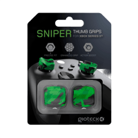 Gioteck Gioteck STGX - Thumb Grips Xbox Series X / S - Bouchons/Capuchons/Protection en Silicone pour Joysticks Grips Xbox X/S - Antidérapant - Aide a viser - Protection Manette Xbox Series X/S - Camo Vert  Xbox Series X Accessoires  Xbox Series S
