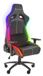 X-Rocker X-Rocker - Stinger RGB Esports Gaming Chair with Vibrant LED lighting  Raceseat