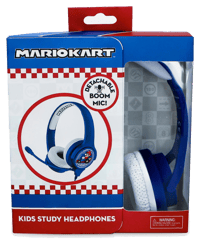 OTL Technologies Super Mario - Mario Kart Interactieve hoofdtelefoon met microfoon voor kinderen  Headsets