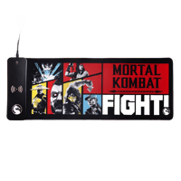 Numskull Numskull - Mortal Kombat - Tapis de souris de jeu XXL et chargeur sans fil Mortal, Kombat Tapis de Souris