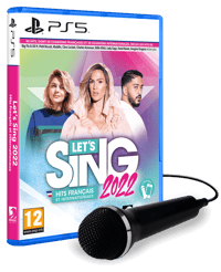 Plaion Let's Sing 2022 Edition Hits Français et Internationaux + 1 Microphone - PS5  Playstation 5 Jeux