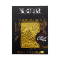 Fanattik Yu-Gi-Oh! - Lingot Plaqué Or 24 Carats "Le Dragon de Compagnie de Dame Harpie" en Édition Limitée yu, gi, oh Figurines et répliques