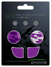 Gioteck Gioteck GTX Xbox One - Thumb Grips Xbox One Bouchons/Capuchons/Protection en Silicone pour Joysticks Grips Xbox - Antidérapant - Aide a viser - Protection Manette Xbox one - Camo Mauve et Blanc  Xbox One Accessoires