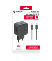 Nacon Adaptateur secteur pour Nintendo Switch 2  Nintendo Switch 2 Accessoires