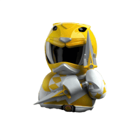 TUBBZ Numskull - TUBBZ Canard de bain - Mighty Morphin Power Rangers - Ranger Jaune - 9cm power, rangers Figurines et répliques