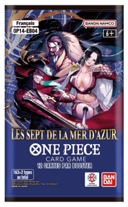Bandai Namco Toys & Collectibles One Piece Card Game - Double pack de Booster OP-14 Les Sept de la Mer d'Azur - FR one, piece 