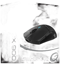 QPAD QPAD - DX-900 - Souris de jeu optique sans fil/filaire noire  Souris