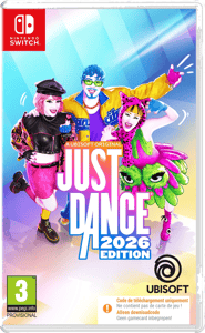 Ubisoft Just Dance 2026 Edition (Code-in-a-box) - Nintendo Switch just, dance Nintendo Switch Jeux