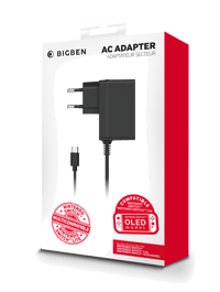 Nacon BigBen - Adaptateur secteur V2 pour Switch  Alimentations Nintendo Switch Accessoires  Nintendo Switch Lite Nintendo Switch OLED