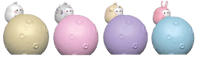 YuMe YuMe - Molang - Little Moon Light Series (Display 12 units)  Figures & Replica's