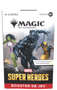 Wizards of the Coast LLC Magic: The Gathering - Booster de jeu Marvel Super Heroes (Blister cartonné) - FR magic, the, gathering Magic the Gathering TCG