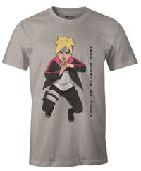 Cotton Division Boruto - Logo T-Shirt Gris - XL boruto T-Shirt