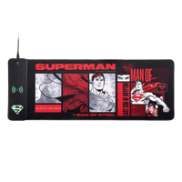 Numskull Numskull - DC Comics - Tapis de souris de jeu XXL et chargeur sans fil Superman dc, comics superman Tapis de Souris