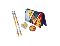 CYP BRANDS EVOLUTION SL Pokémon - Set di cancelleria con astuccio triplo 5pz pokemon Kontorsmaterial och skrivmaterial