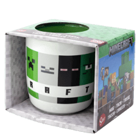 Stor Minecraft - Tasse Elite en céramique Visages des personnages - 380ml minecraft Mugs, Tasses et Verres