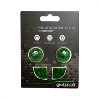Gioteck Gioteck GTX Xbox One - Thumb Grips Xbox One Bouchons/Capuchons/Protection en Silicone pour Joysticks Grips Xbox - Antidérapant - Aide a viser - Protection Manette Xbox one - Cubes Vert  Xbox One Accessoires