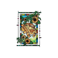 Ensky Ghibli - Mon voisin Totoro - Puzzle effet vitrail Entouré de tournesols 126pcs ghibli totoro Jeux et jouets