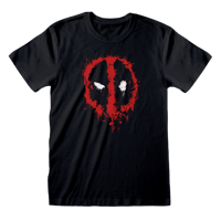 Heroes Inc. Marvel -  T-shirt unisexe Noir Deadpool Splat- L deadpool marvel T-Shirt
