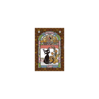 Ensky Ghibli - Kiki la petite sorcière - Puzzle effet vitrail La boulangerie de Jiji 126pcs ghibli kikis, delivery, service Jeux et jouets