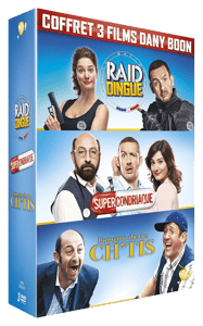 Pathé Coffret Danny Boon : Raid Dingue + Supercondriaque + Bienvenue Chez Les Ch'tis  BOX