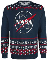 Cotton Division Nasa - Pull de Noël avec logo L nasa Hoodies et Sweat