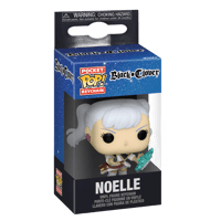 Funko Funko Pocket Pop! Keychain: Black Clover - Noelle Black, Clover Porte-Clef