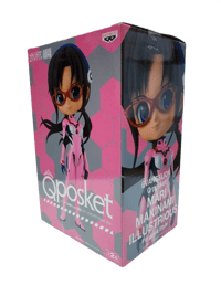 Banpresto Co., Ltd. Evangelion Movie - Q posket Mari Makinami figurine 14 cm Evangelion Figurines et répliques