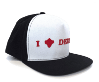 Heroes Inc. Ça Chapitre 2 - Casquette Snapback Noire et Blanche "I Love Derry" IT Casquettes et Beanies