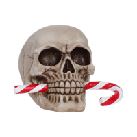 Nemesis Now Nemesis Now - Crâne d'ornement "Frostbite Candy Cane LED" 12cm Nemesis, Now Articles de table et maison