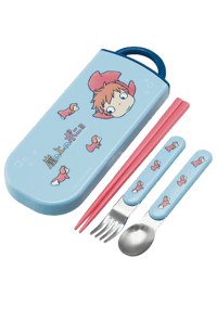 Skater Ghibli - Ponyo sur la falaise - Set Baguettes Cuillère Fourchette Ponyo dans la mer ponyo Articles de table et maison
