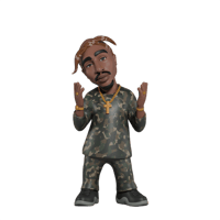 Minix Minix - Music # - Tupac - Tupac "Above the Rim 1994" Statue 12cm 2pac Figurines et répliques