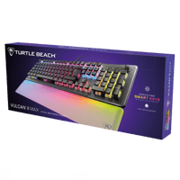 Turtle Beach Turtle Beach - Vulcan II Max trådbundet RGB-optiskt mekaniskt tangentbord för spel Svart - Azerty FR Layout  Tangentbord