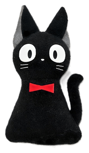 Sun Arrow Ghibli - Kiki la petite sorcière - Mini Magnet Peluche Jiji ghibli kikis, delivery, service Peluches
