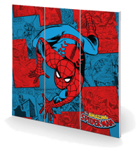 Pyramid International Marvel Comics - Spider-Man Impression sur Bois 30 X 30 cm Spider, Man marvel Posters, Stickers et Impressions